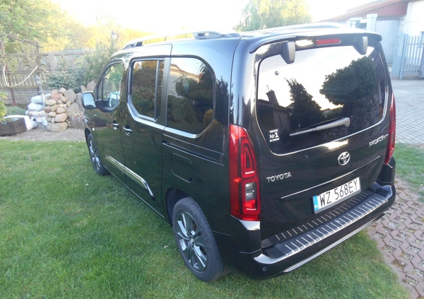 Toyota Proace City Verso cena 86000 przebieg: 90000, rok produkcji 2021 z Dobiegniew małe 106